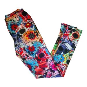 Skull and Flower 🌼  Leggings